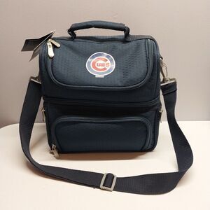Picnic Time Chicago Cubs Pranzo Insulated Lunch Cooler Bag w Utensils NWT $100